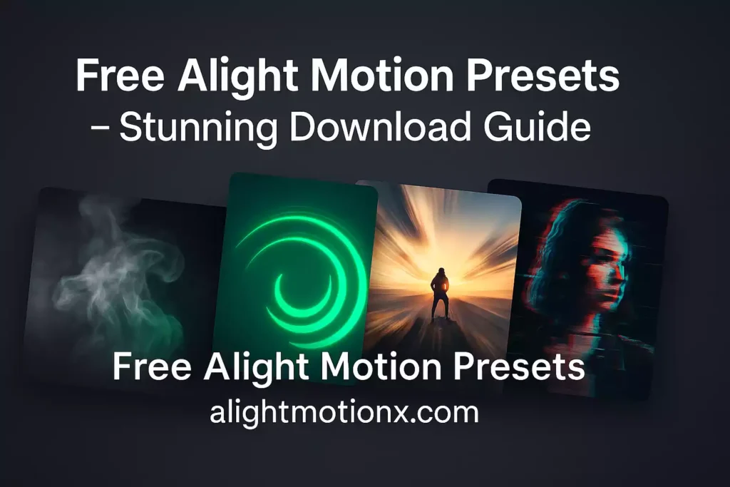 Free Alight Motion Presets 2025 – Stunning Download Guide-alightmotionx.com