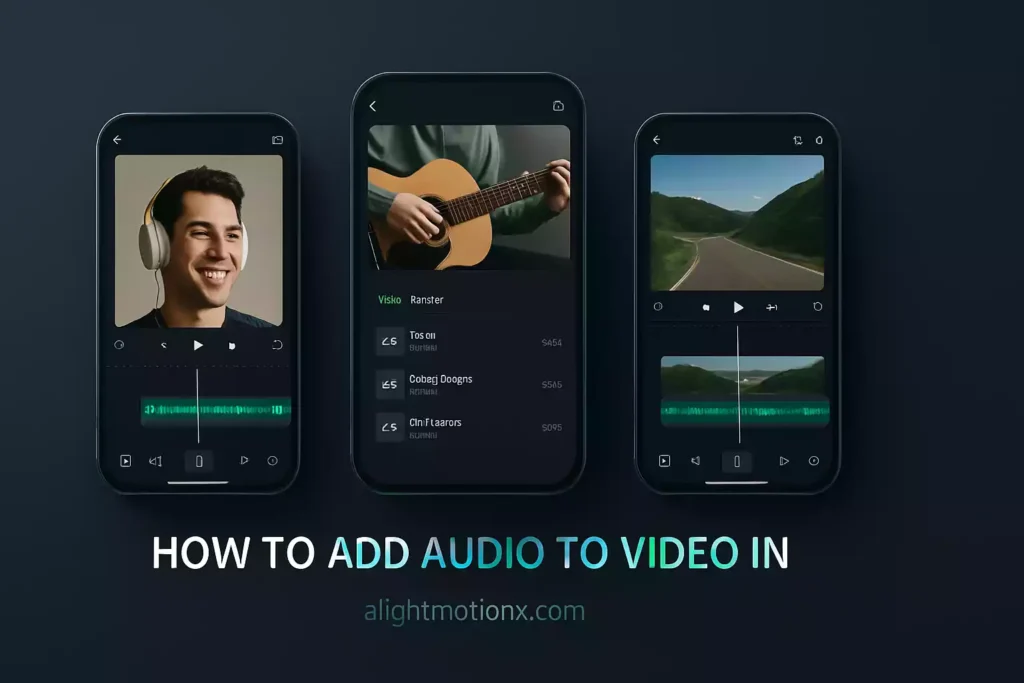 How to Add Audio to Video in Alight Motion Easy 2025 Guide-alightmotionx.com