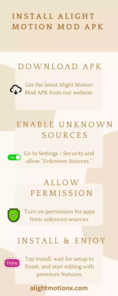 install alight motion mod apk- free easy download 2025