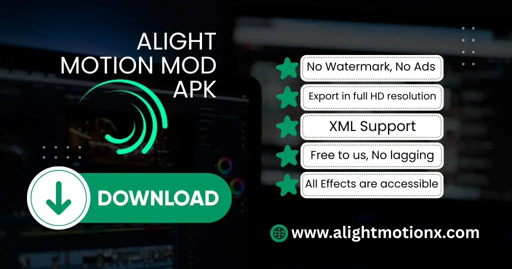 Alight Motion Mod APK is a custom-modified version of the official app that gives you full access to premium features completely free. No subscriptions, no ads, and no watermark-alightmotionx.com